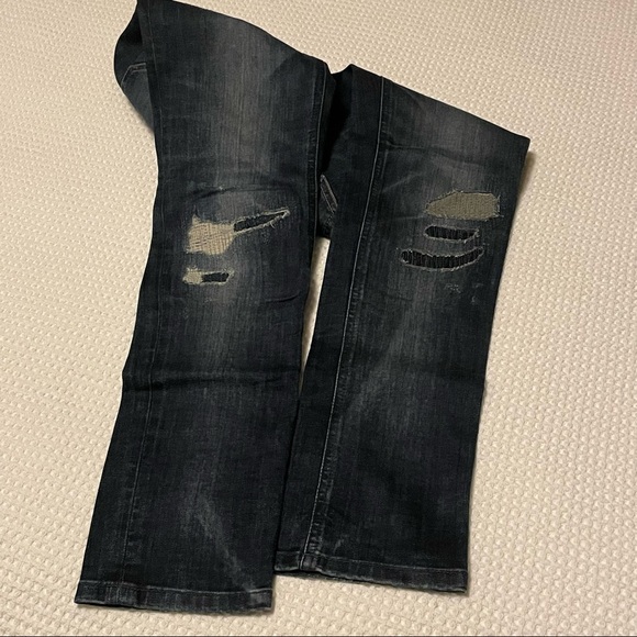 Diesel dark wash faux distressed jeans - Belthy - Picture 7 of 12